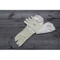 Gants cuir vache beige